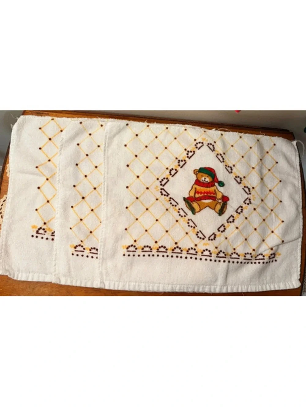 Lot of 10 Vintage Christmas Craft Towels